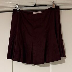 Mustard Seed Rich Maroon Mini Skort